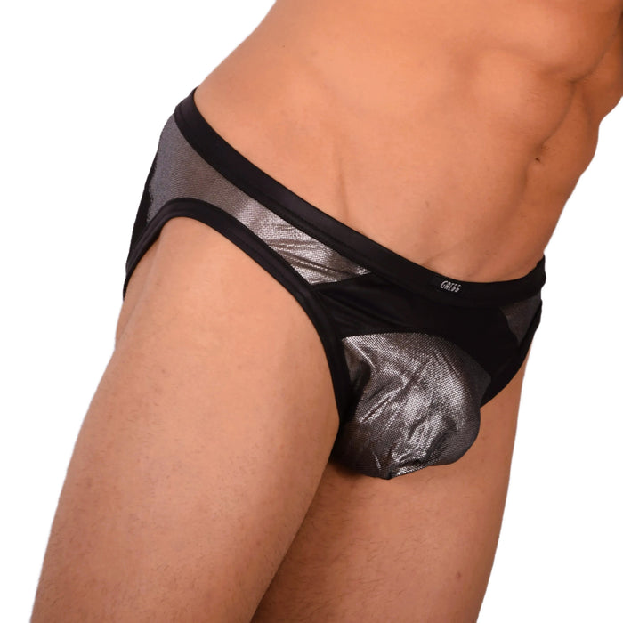 Medium Gregg Homme Silver Brief 33876 MX17