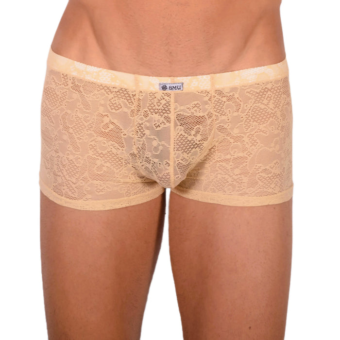 S SMU Sexy C-Thru Sand Mini Boxer 33828 MX17