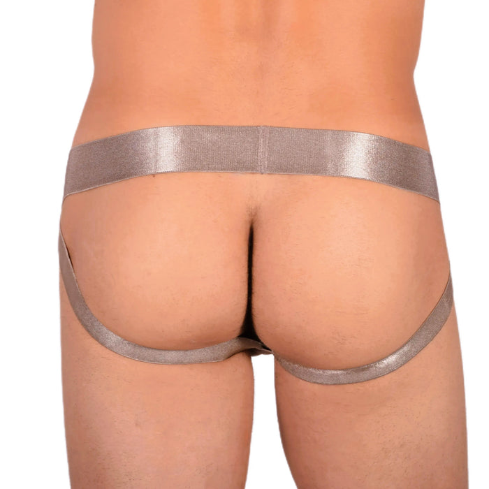 Modus Vivendi Jockstrap V.Fluid Sheer Elegant Jock Velvet-Feel Camel 10111 11