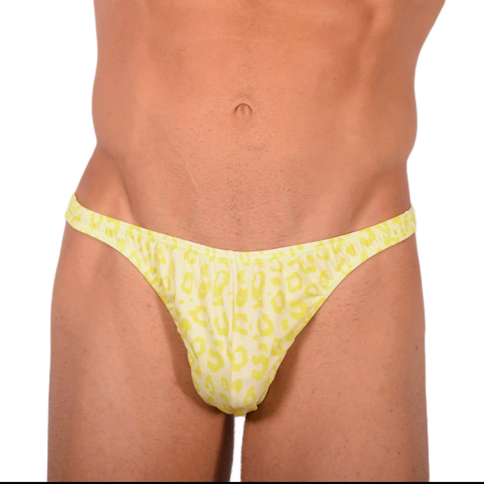 S SMU Sexy Wild-Cat Lime Thong 33830 MX17