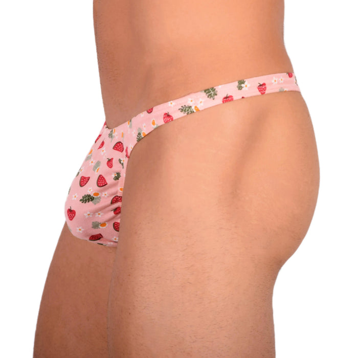 S SMU Sensual Pink Fruits Thong 33678 MX15