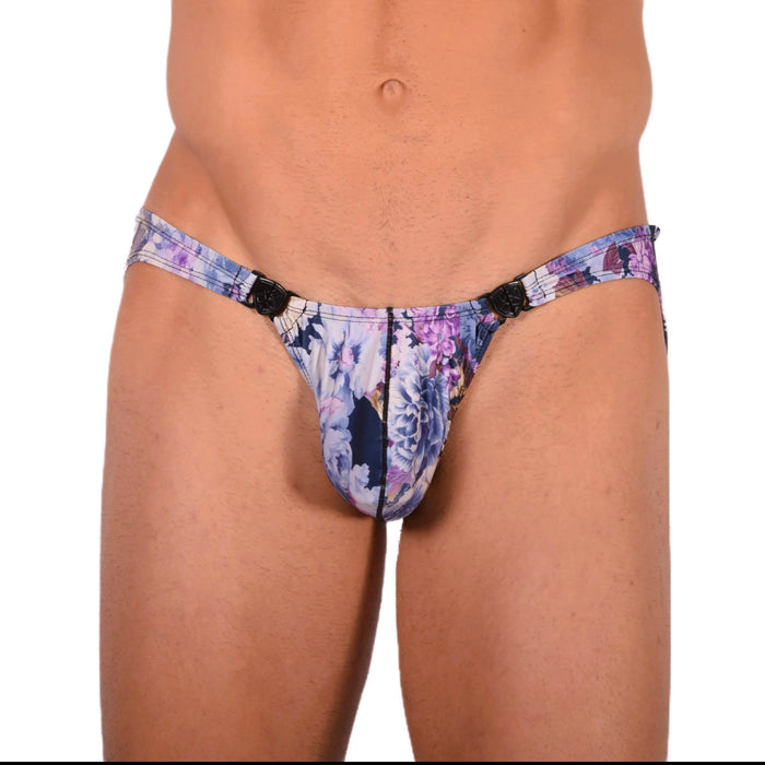 M Gregg Homme Sexy Detachable Floral Explosion Brief 33947 MX18