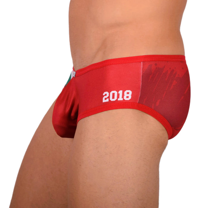 XS SMU Sexy Mexican Flag Brief 33854 MX17