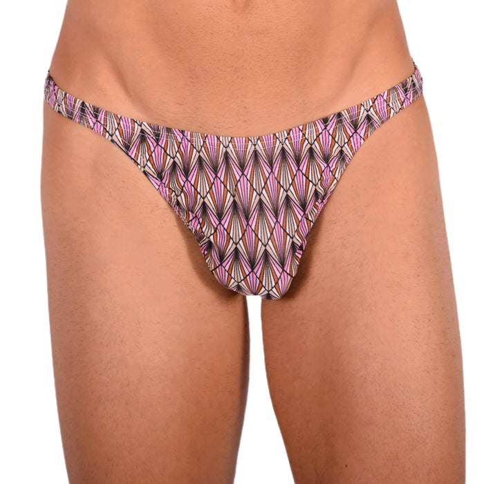 S SMU Sensual Retro Purple Thong 33687 MX15