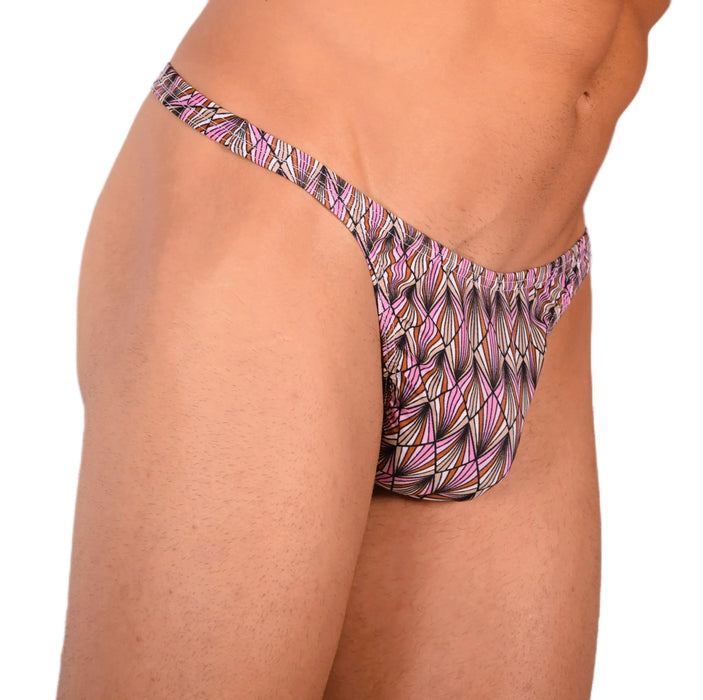 S SMU Sensual Retro Purple Thong 33687 MX15