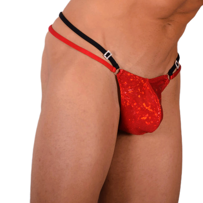 M SMU Sexy Red Party Special Thong 33921 MX18