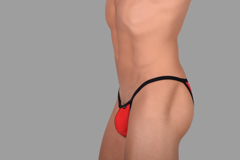 XL Mate  item Brazilian Tanning bikini RED 32-34 Waist 3