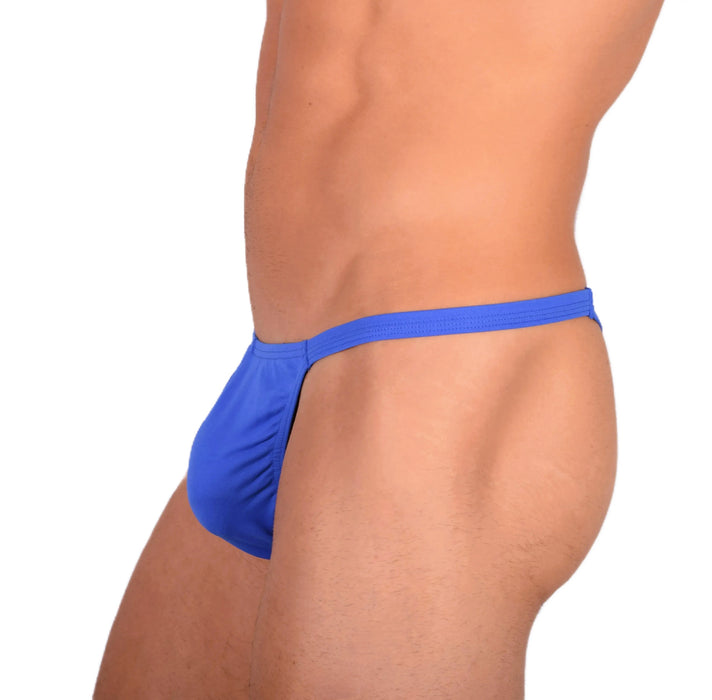 S SMU Sensual Deep Blue Thong 33698 MX15