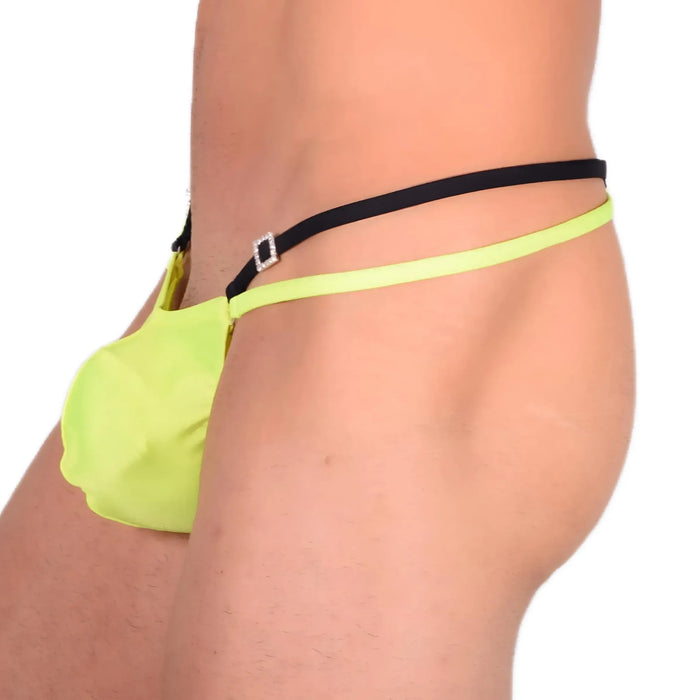 L SMU Sexy Neon Yellow Thong 33544 MX13