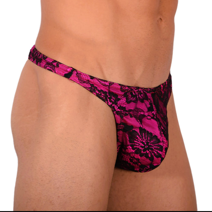 SMU Sexy Black-Pink Thong 33871 MX17