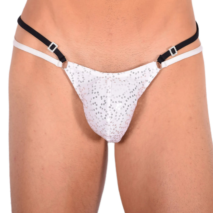 M/L SMU Sexy Pure White Party Thong 33546 MX13