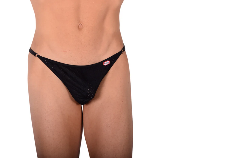 PIKANTE Legging Manhood Long Johns See through Inner Thongs Black 0336 3