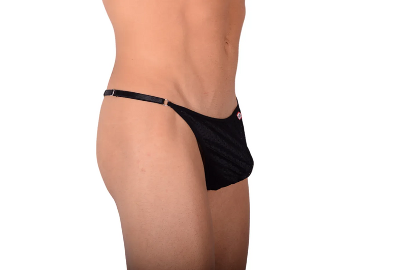 PIKANTE Legging Manhood Long Johns See through Inner Thongs Black 0336 3