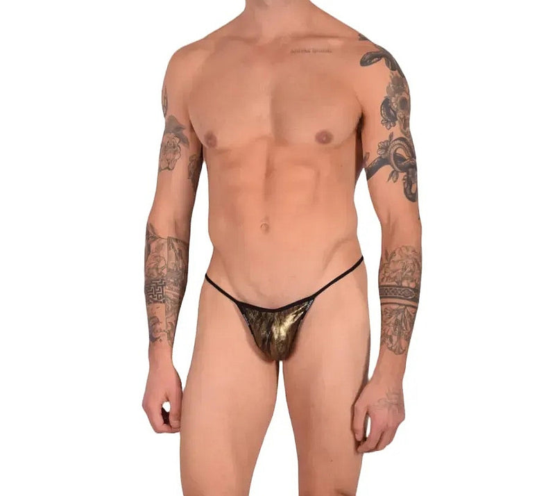 DOREANSE Mens G-String ALIGATOR Thong 1326 1A