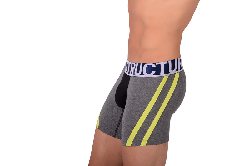 Private Structure Boxer Jammer Befit Athlete Long Trunk Grey 3347 29