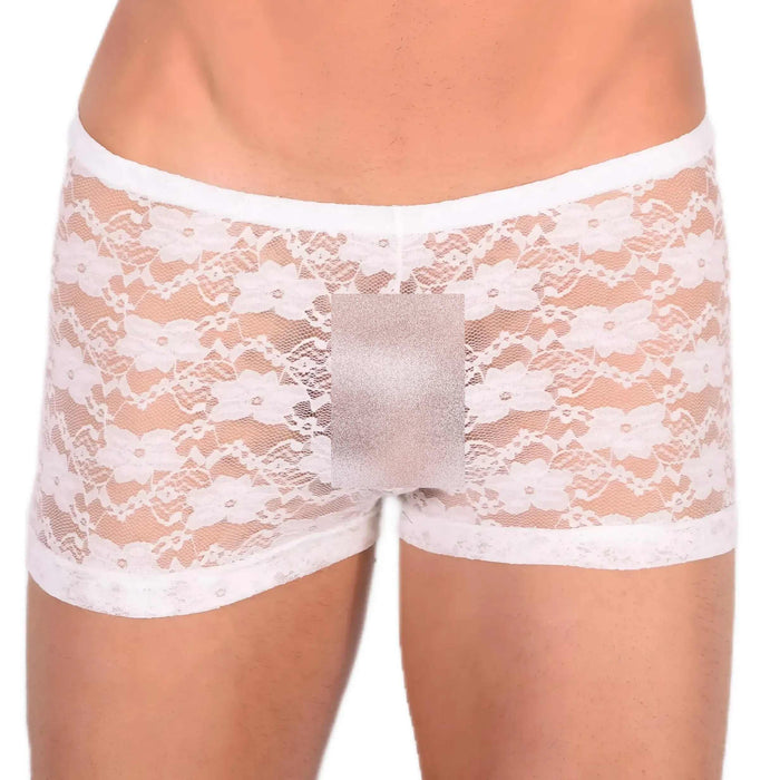 XXS/XS Mini Boxer C-Thru White Floral 33556 MX13