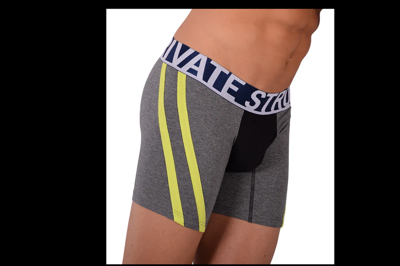 Private Structure Boxer Jammer Befit Athlete Long Trunk Grey 3347 29