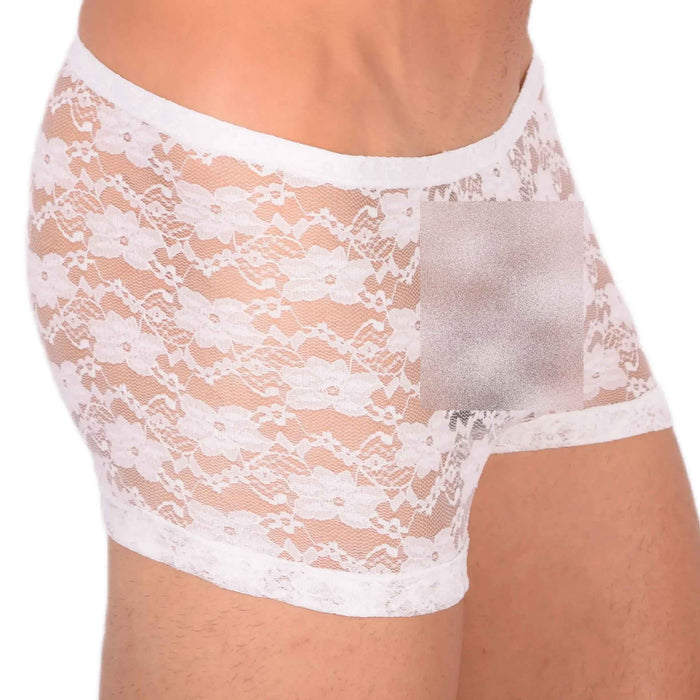 XXS/XS Mini Boxer C-Thru White Floral 33556 MX13