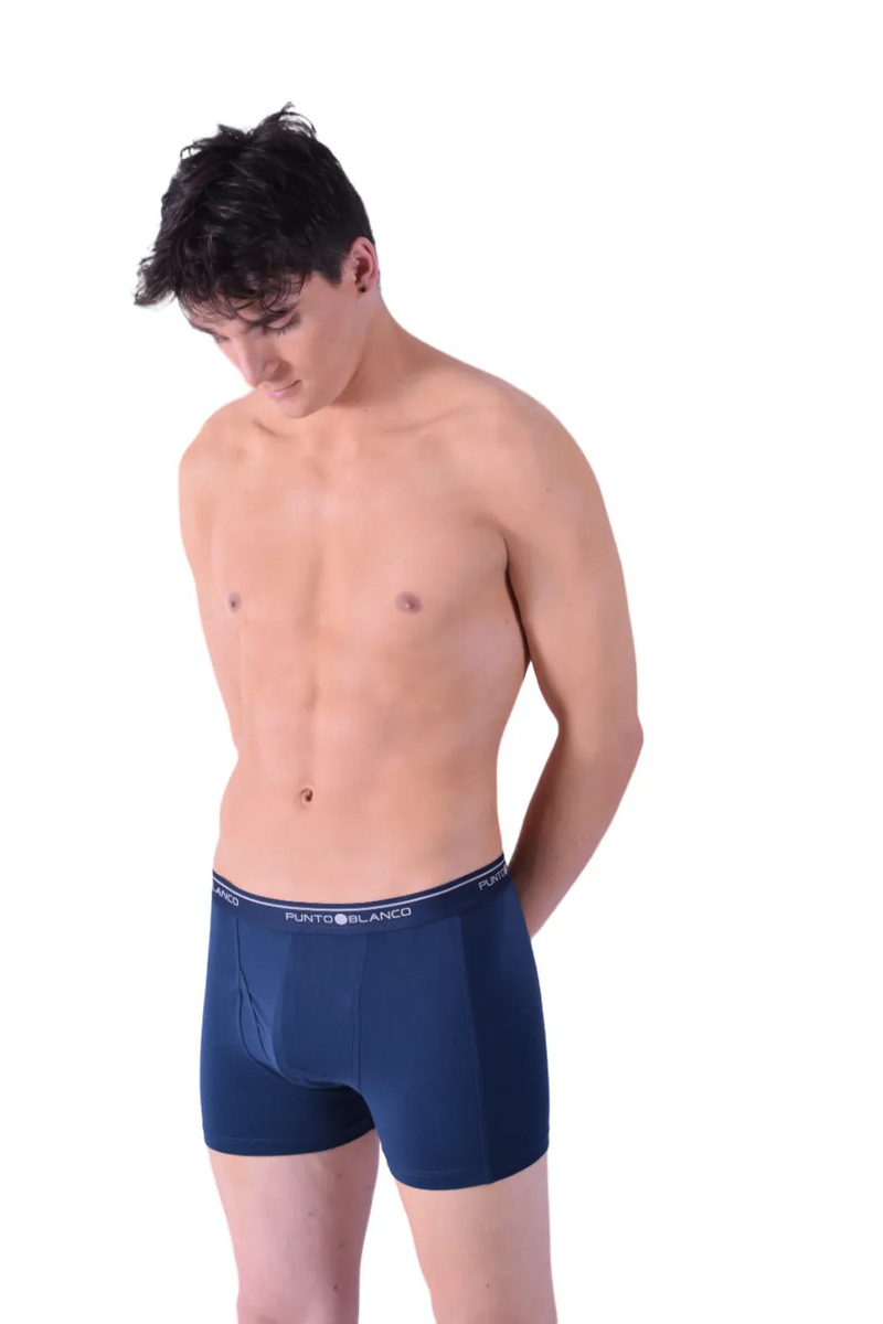 Punto Blanco Boxer Casual Anatomic Open Fly Full Navy 3393 23