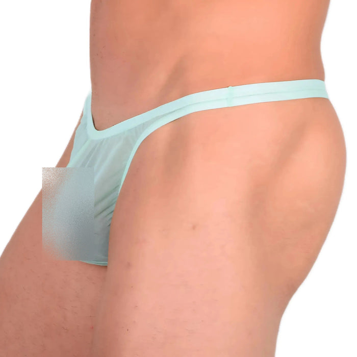 XS SMU Sensual C-Thru Thong Turquoise 33566 MX13