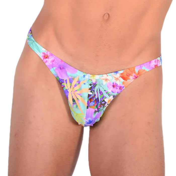 S SMU Sensual Thong Floral Explosion 33571 MX13