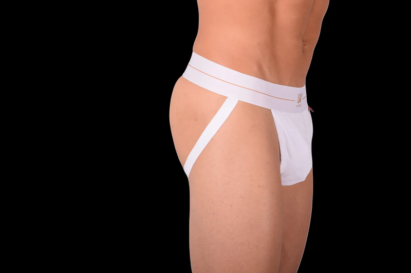 2XL LVW AMSTERDAM Jockstrap Gold Collection Italian Cotton Jock White GLV101 17