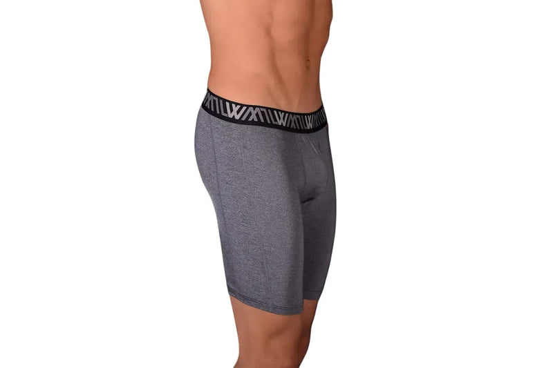 LVW AMSTERDAM Tight Sport Shorts Gym Jammer Activewear Charcoal 20
