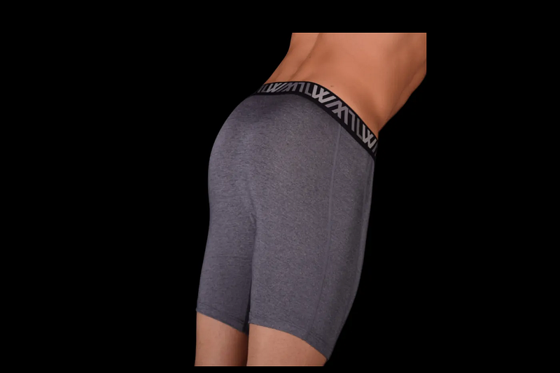 LVW AMSTERDAM Tight Sport Shorts Gym Jammer Activewear Charcoal 20