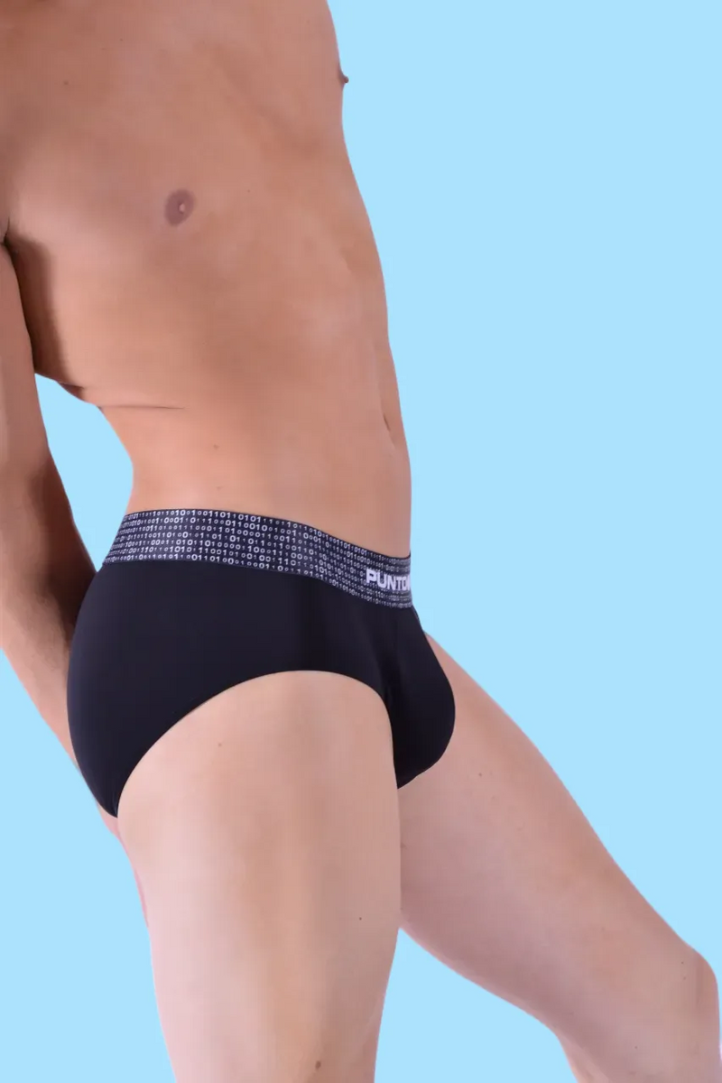 Punto Blanco Brief Binary Briefs Comfortable Slip Black 3496 15
