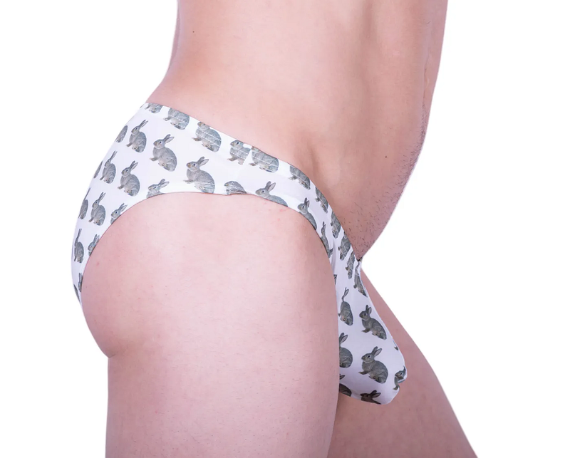 XL Brief JJ Malibu Slimmer Briefs Bunny Print 3