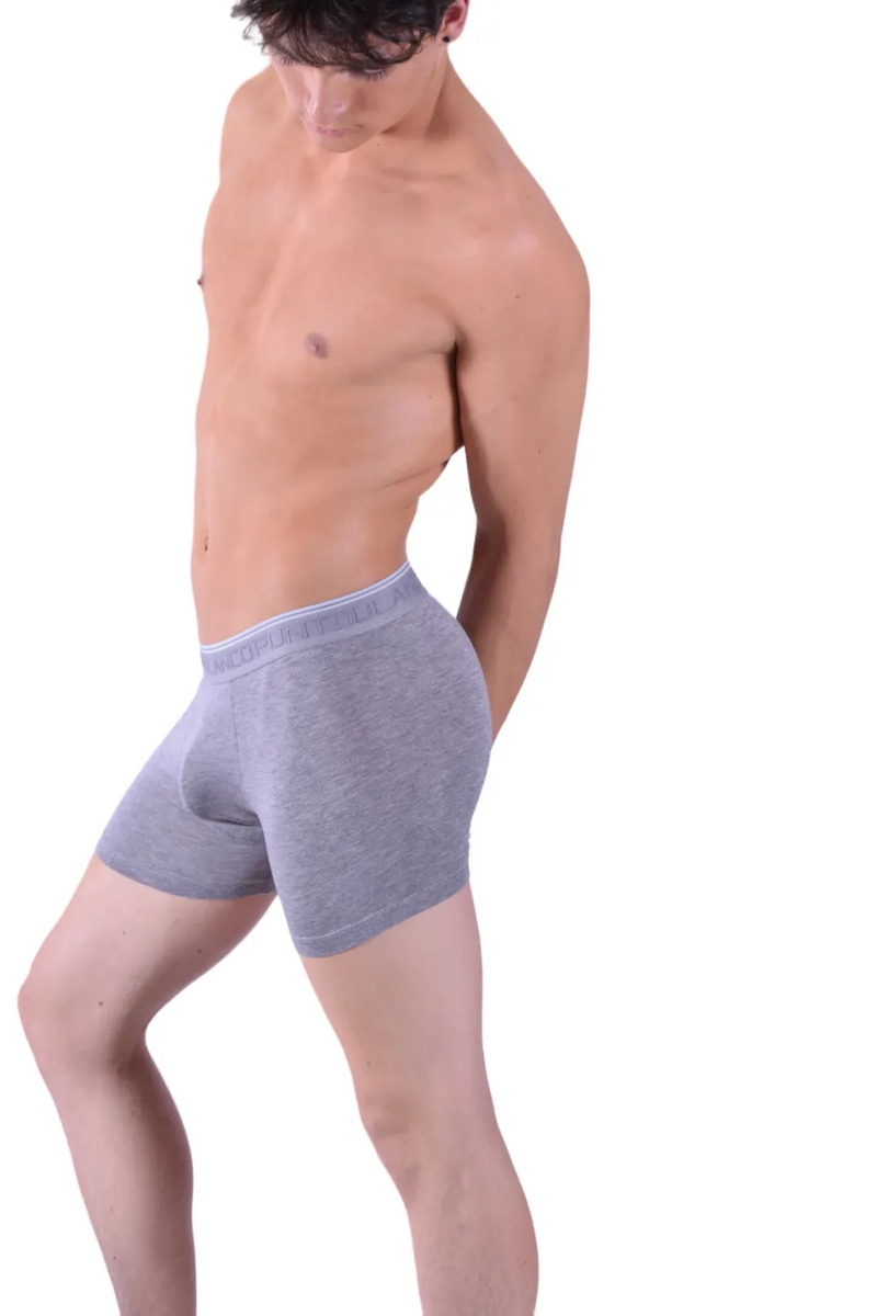 Bamboo Boxer PUNTO BLANCO Antibacterial Eco-Boxer Grey 33404 Tab