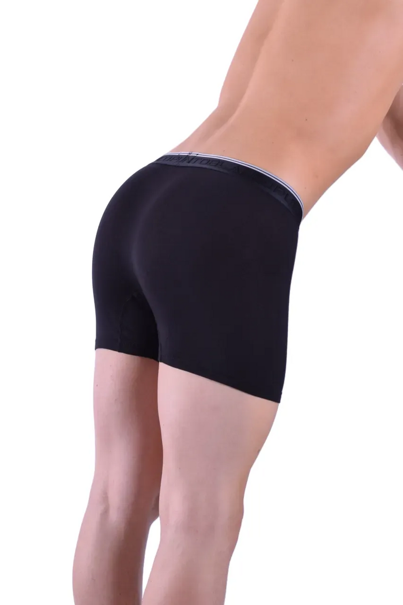 Boxer Punto Blanco Ecologic Bamboo Antibacterial Black 33404 tab