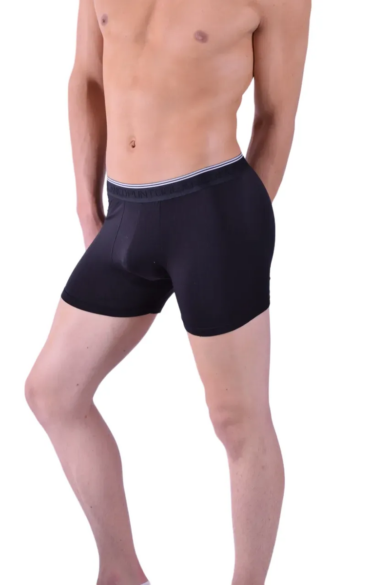 Boxer Punto Blanco Ecologic Bamboo Antibacterial Black 33404 tab
