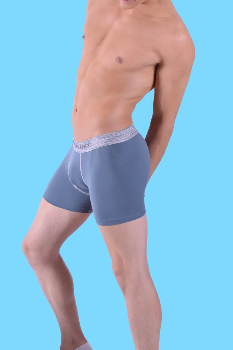 Punto Blanco Boxer Sporty 93% Cotton Underwear Boxers Gray 3421 21
