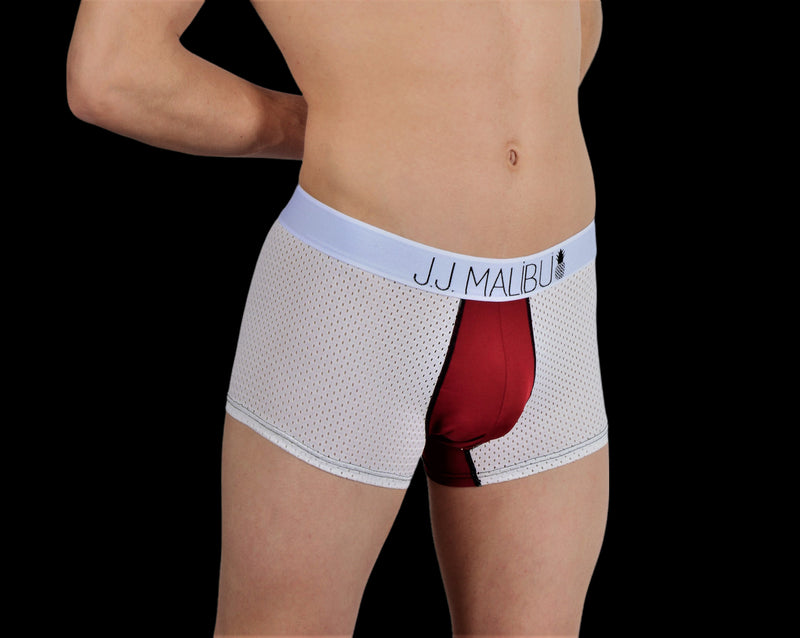 JJ Malibu Boxer Sports  Breathable Mystery Maroon 1