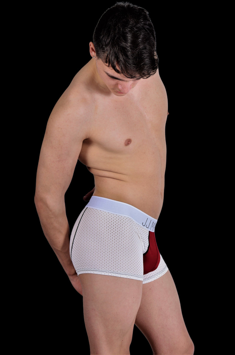 JJ Malibu Boxer Sports  Breathable Mystery Maroon 1