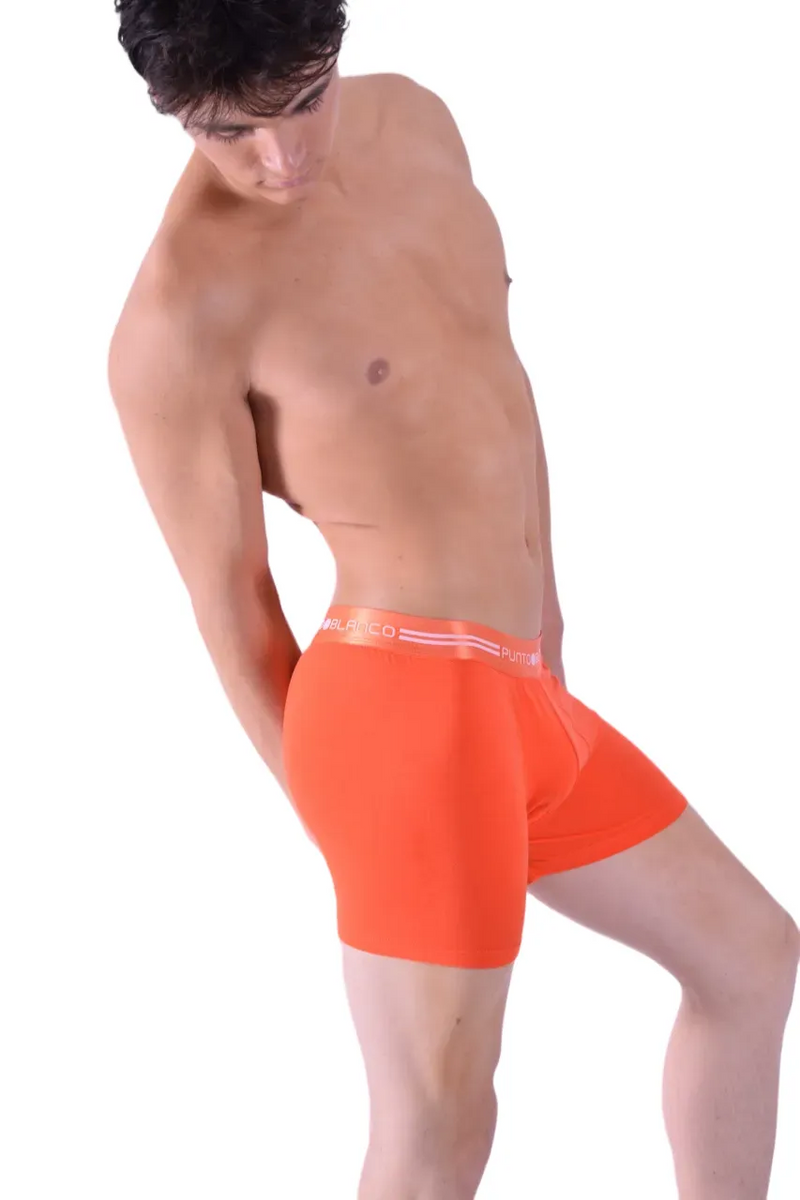 XL Punto Blanco Boxer Chroma Organic Cotton Boxers Orange 3460 12