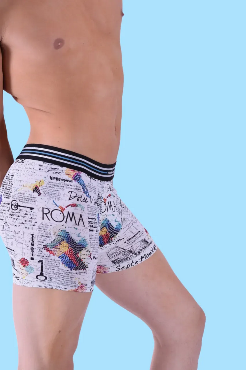 XL Punto Blanco Boxer ROMA Cities Long Boxers Lycra Super Soft 3436 2