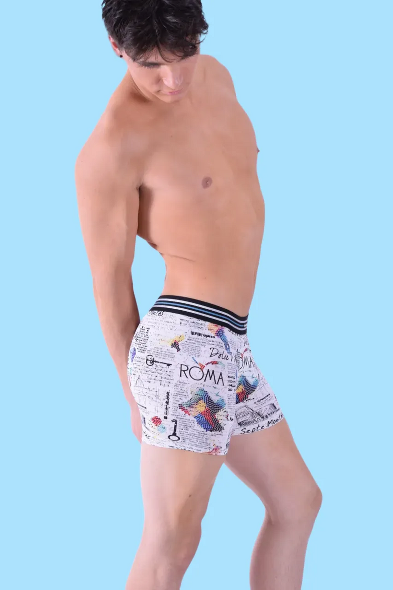 XL Punto Blanco Boxer ROMA Cities Long Boxers Lycra Super Soft 3436 2