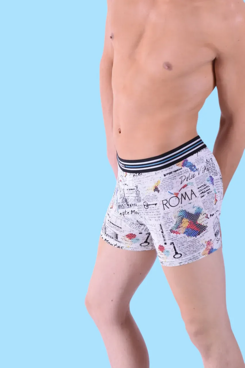 XL Punto Blanco Boxer ROMA Cities Long Boxers Lycra Super Soft 3436 2