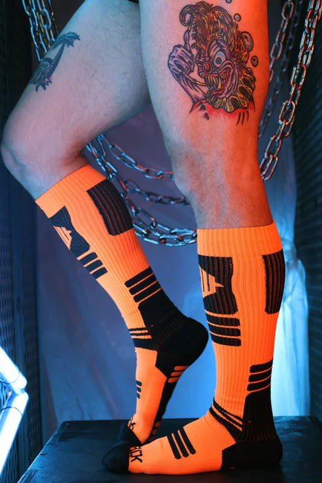 Breedwell Hypnotix Socks Orange Neon