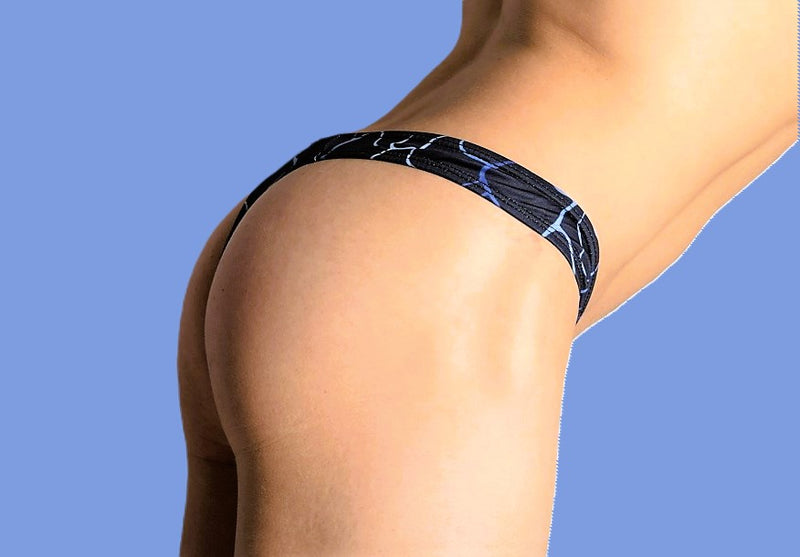 SMU Artistic Swim Tanning Thong Navy P01204-H33