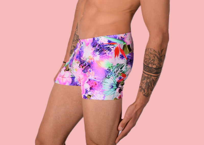 XS/S SMU Hipster Underwear Hot Flowers 43106 MX12