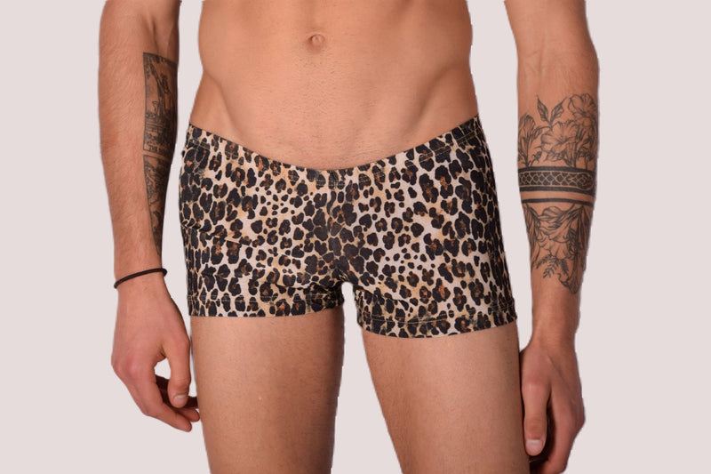 XS/S SMU Mens Hipster Leopard 43100 MX12