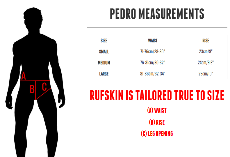 RUFSKIN Signature Swimwear Bikini-Briefs PEDRO Classic Euro-Cut Denim 68