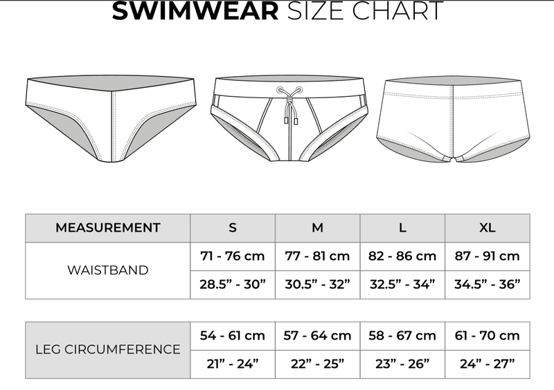 PUMP! Sundown Swim Brief UPF 50 Microfiber Quick-Dry Swimwear 13033 15