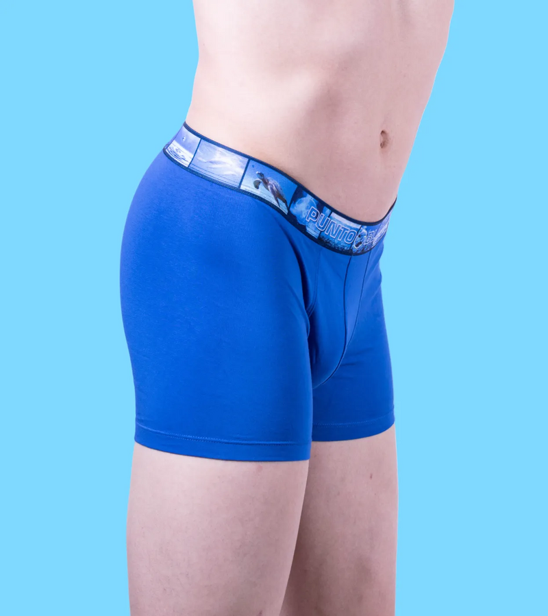 Punto Blanco Boxer Water Seas Boxers Organic Cotton Blue 3388 11