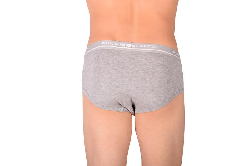 Punto Blanco Brief ORGANIX Stretchable Cotton Grey 3523 TAB7