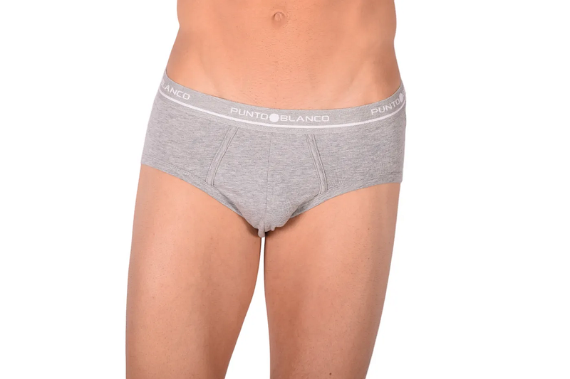 Punto Blanco Brief ORGANIX Stretchable Cotton Grey 3523 TAB7