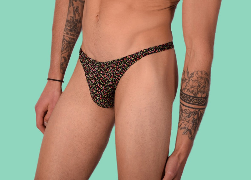 S/M SMU Mens Underwear Thong Cherries 33329 MX11